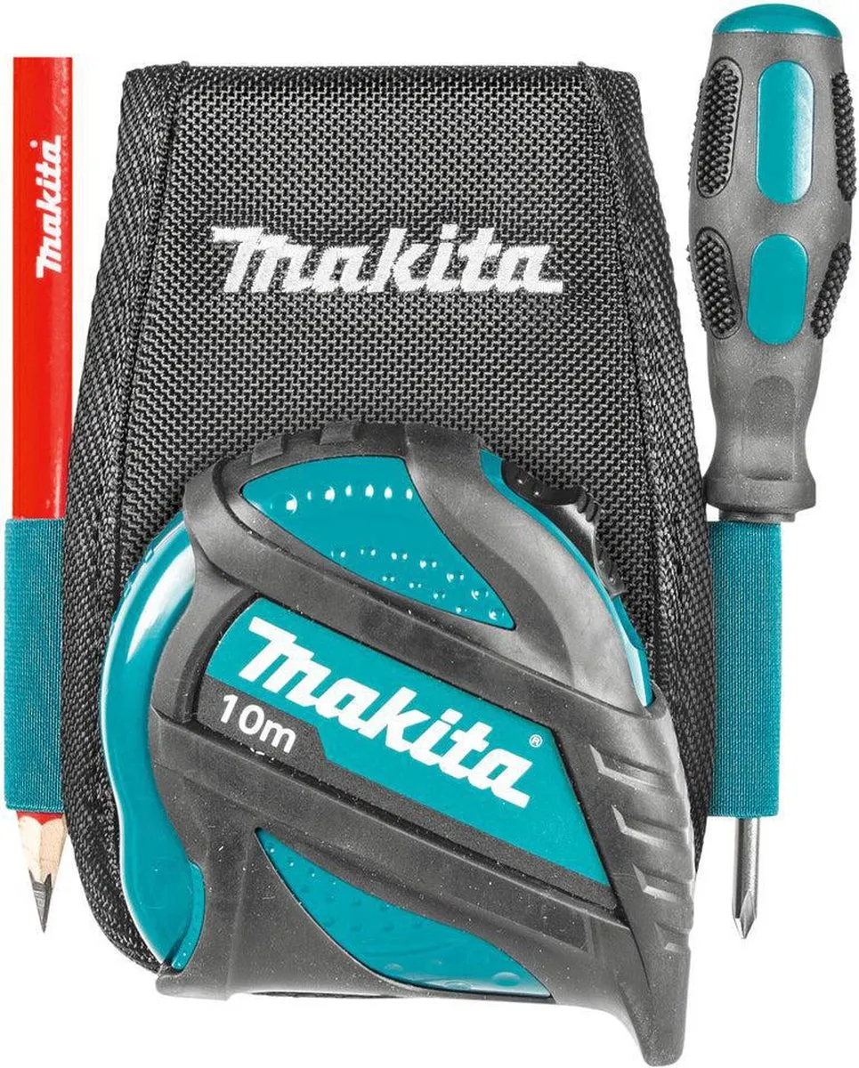 Makita Gereedschapshouder Universeel met Cliphaak - Zwart/Blauw