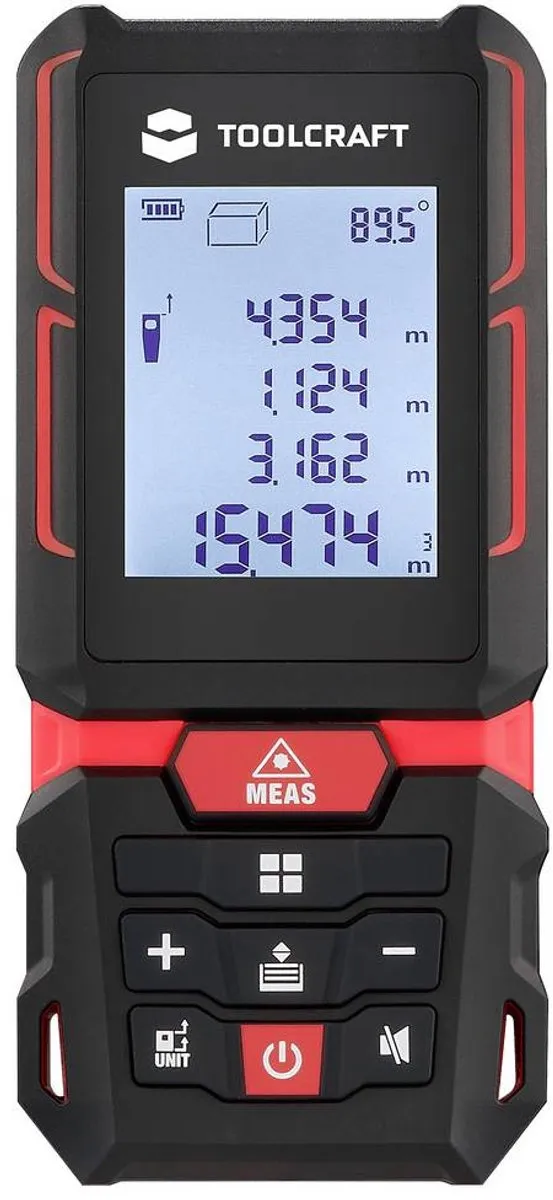 TOOLCRAFT LDM XG40 L Laserafstandsmeter 40m
