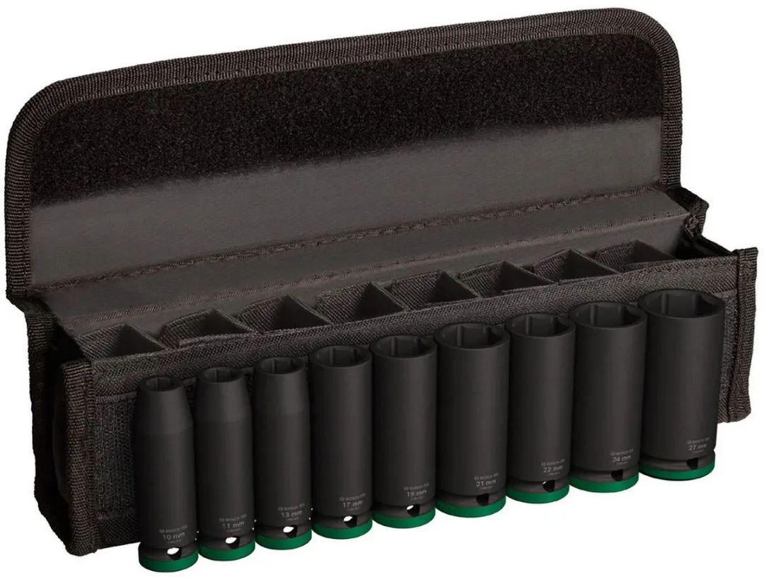Bosch Professional PRO Impact Krachtdoppenset 1/2" 9-delig
