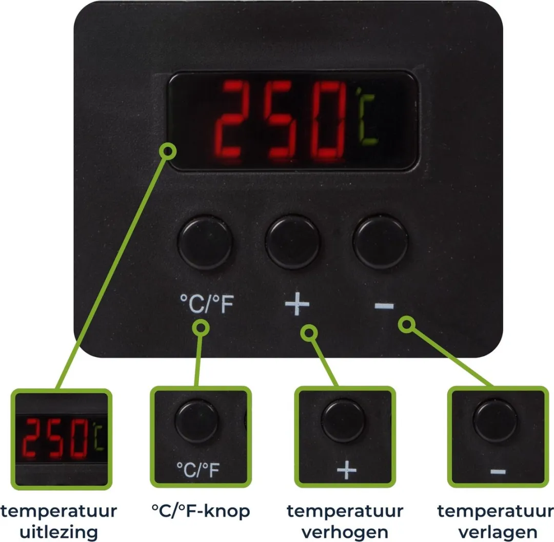 Velleman VTSS220 Soldeerstation 90W - Keramisch - Grijs