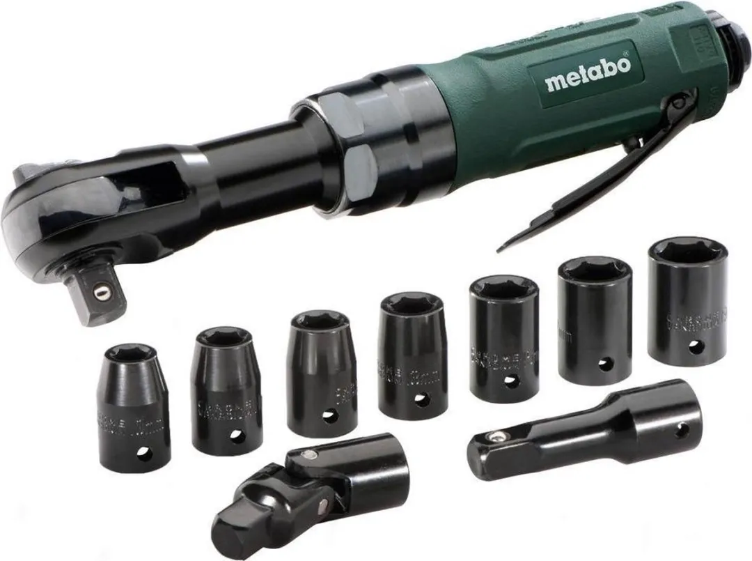 Metabo DRS 68 SET 1/2" Perslucht haakse slagmoersleutel in koffer - 68Nm - 220 l/min - 1/2"