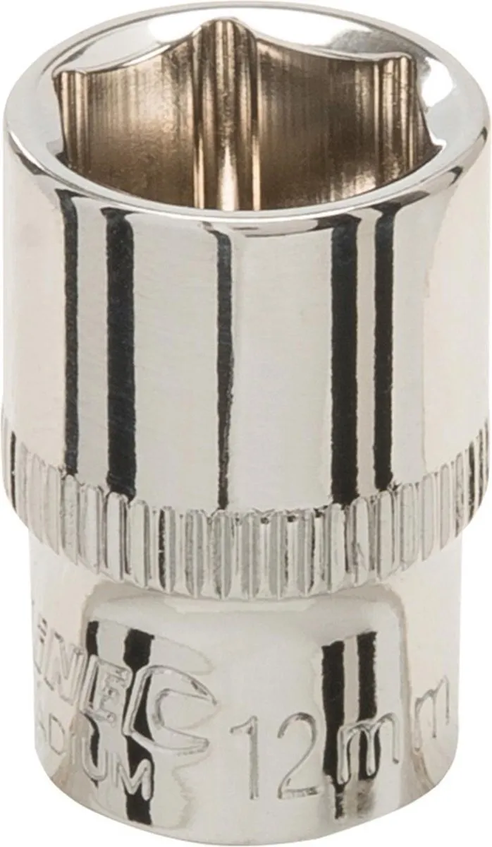 Silverline Zeskantige 1/4 inch Metrische Dop 12mm