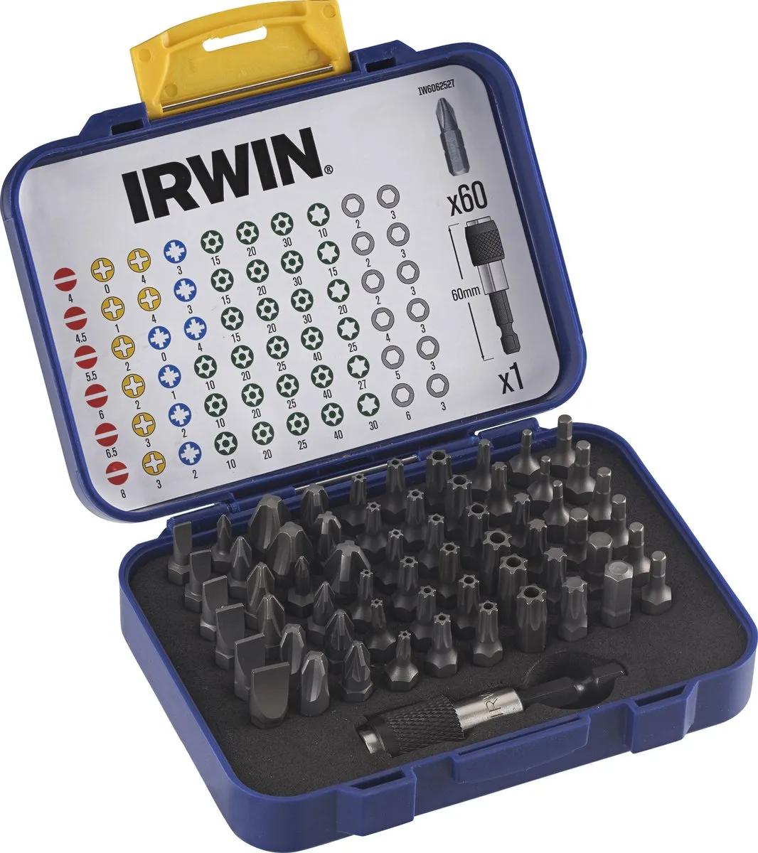 Irwin IW6062527 Schroefbitset 61-delig