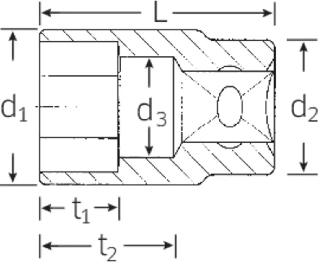 Stahlwille 52 27 03030027 Dopsleutelinzetstuk 27mm - 1/2" - Zeskant