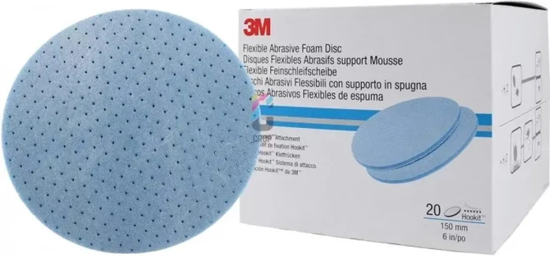 3M Flexible Foam Schuurschijven 150mm P1500 - 20 Stuks
