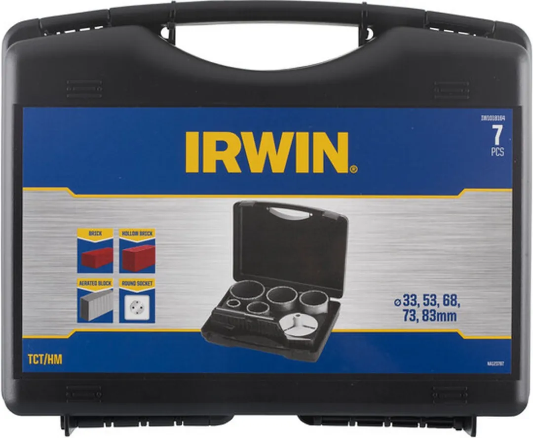 Irwin TCT Gatenzagen Set 5-delig 33-83mm - Incl. adaptor