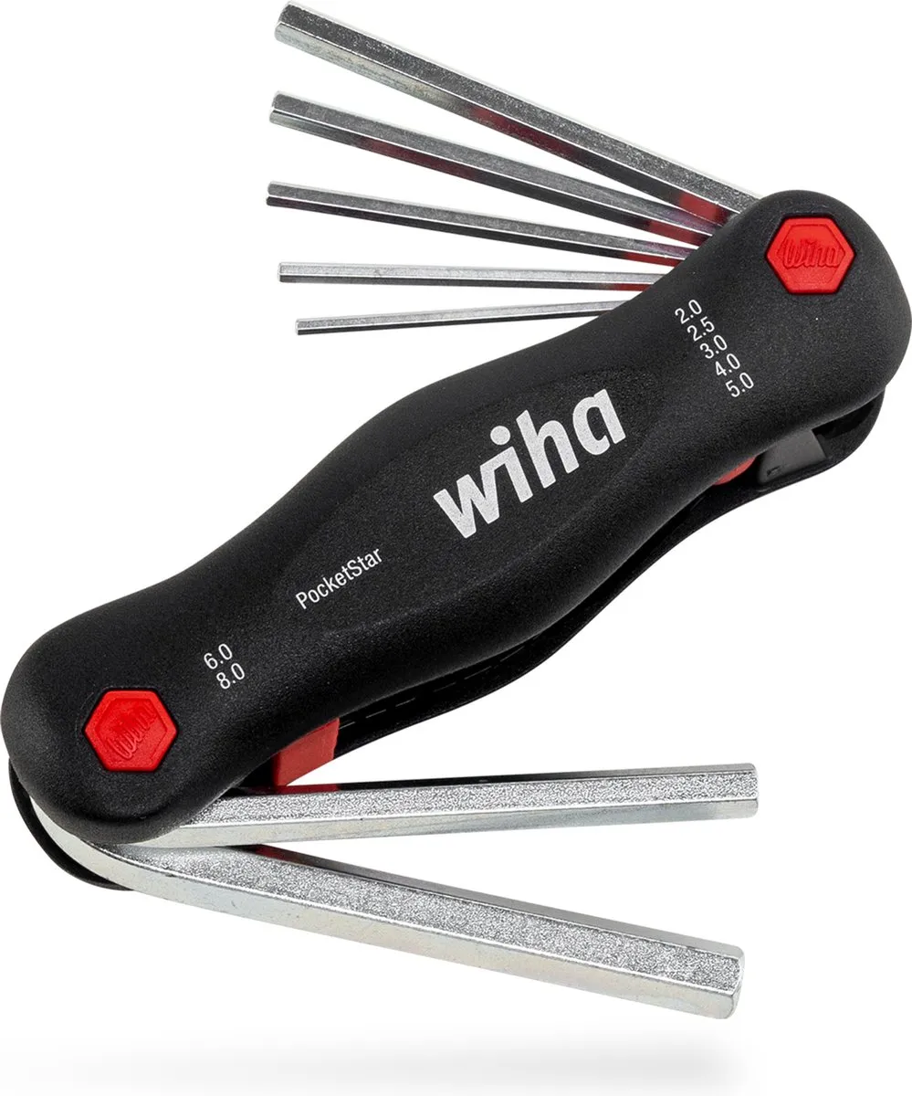 Wiha Multitool PocketStar SB-versie 23041 - 7-delig - Euroslot
