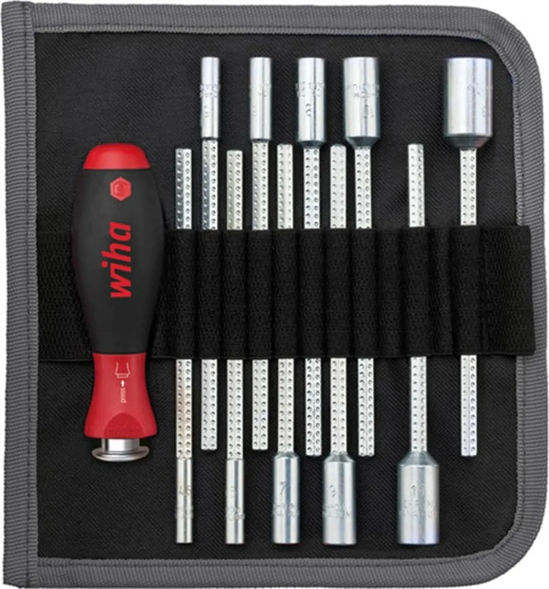 Wiha Wisselklingset U106T12 12-delig - Metrisch 4-13mm