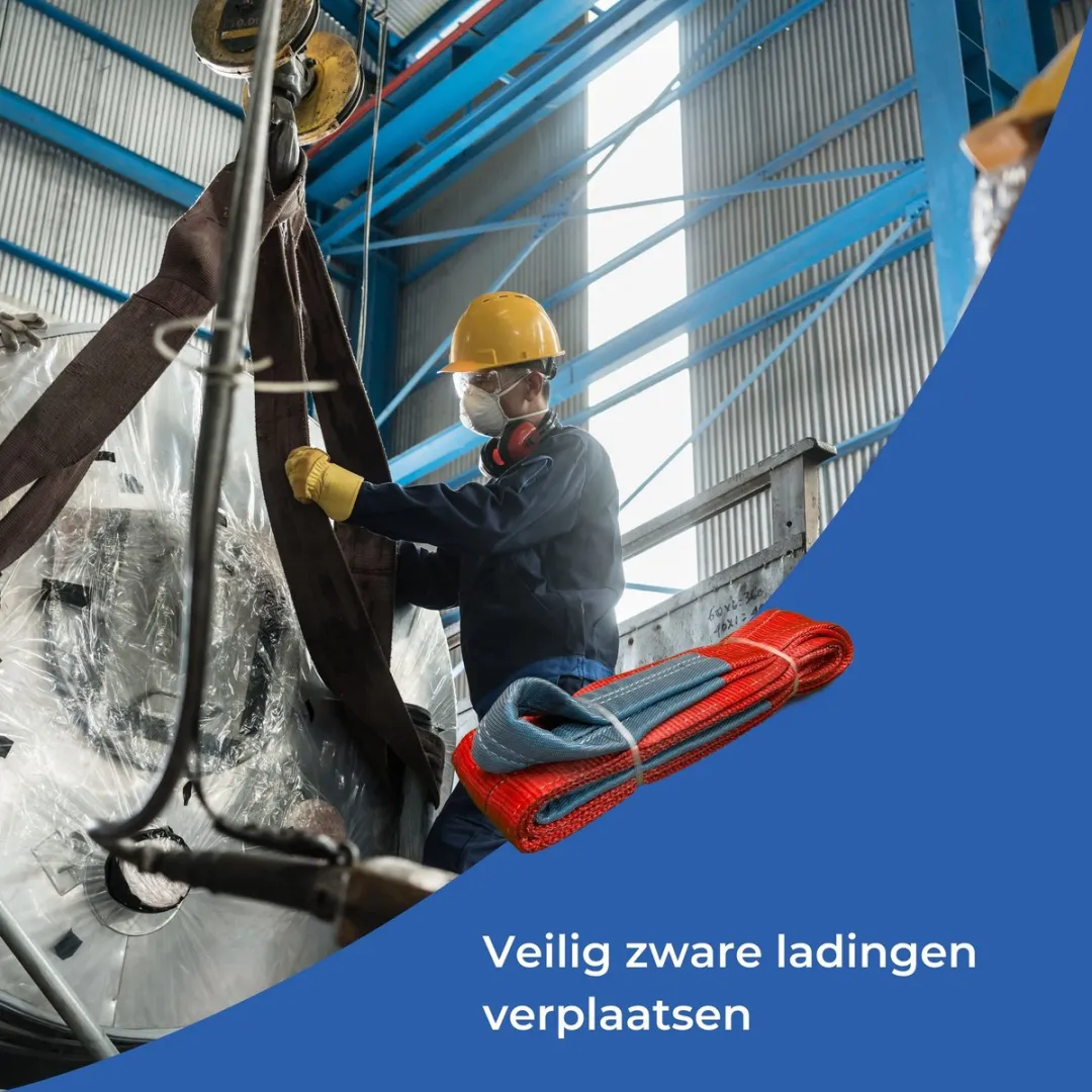 TETRA WSB Hijsband 5 Ton - 1m - Rood - afbeelding 6 van 6