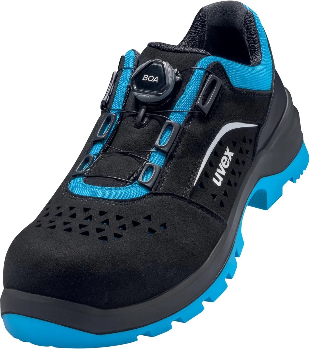 Uvex 2 Xenova S1P 48 - Zwart/Blauw