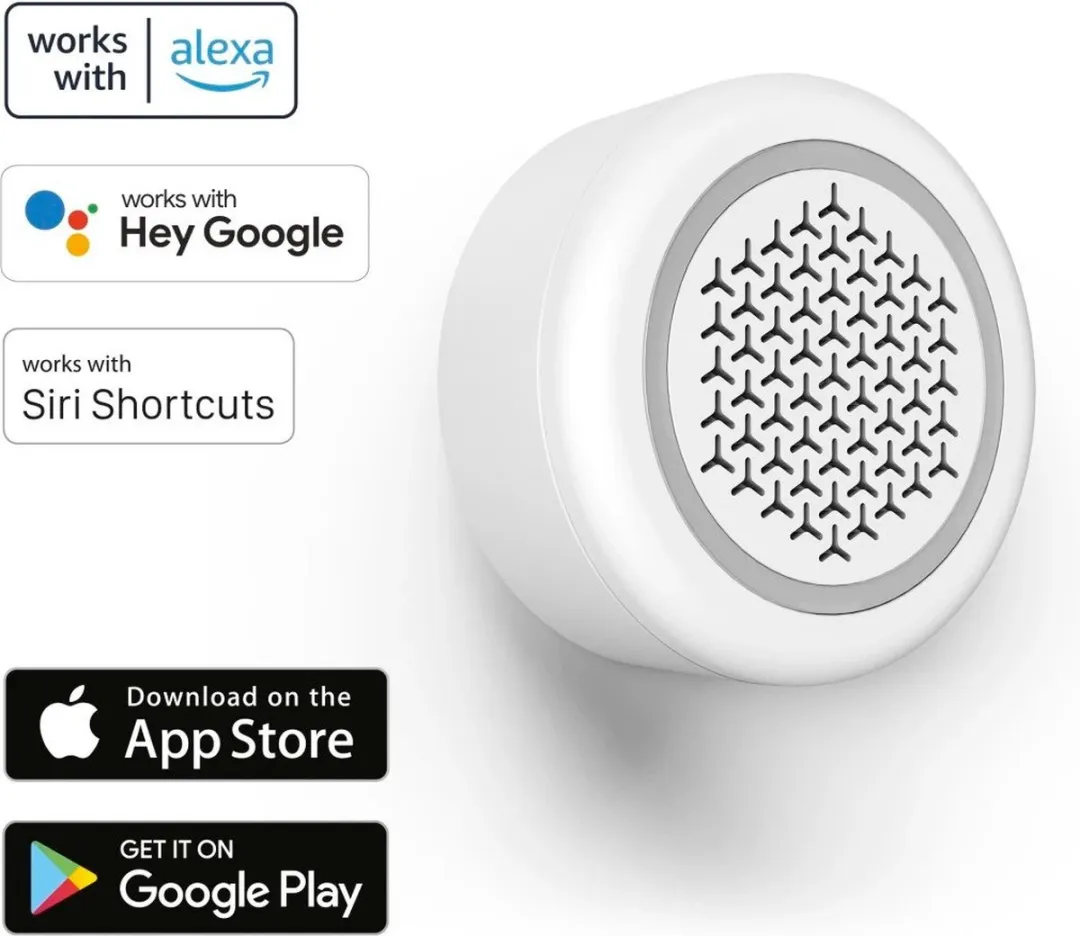 Hama Wi-Fi Smart Home Alarmsirene 00176590 - Wit