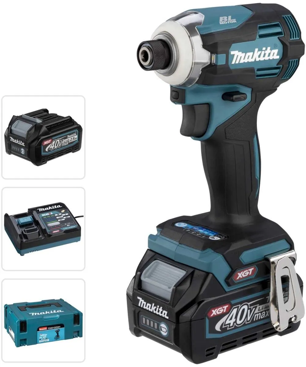 Makita TD001GD201 Slagschroevendraaier 40V Max - 2,5Ah