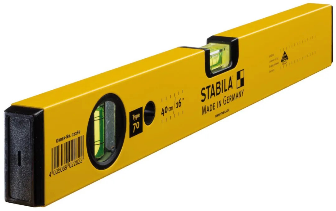 Stabila Type 70 Waterpas 40cm - 2 Libellen