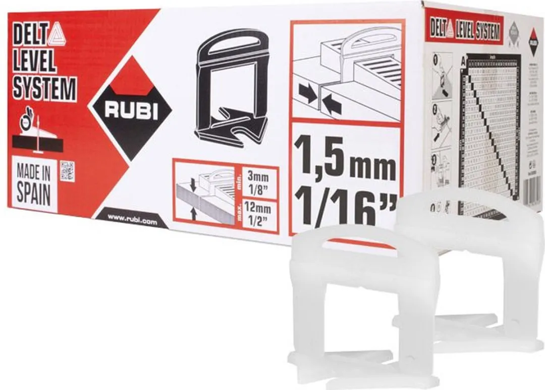 Rubi Levelling Clips 1,5mm