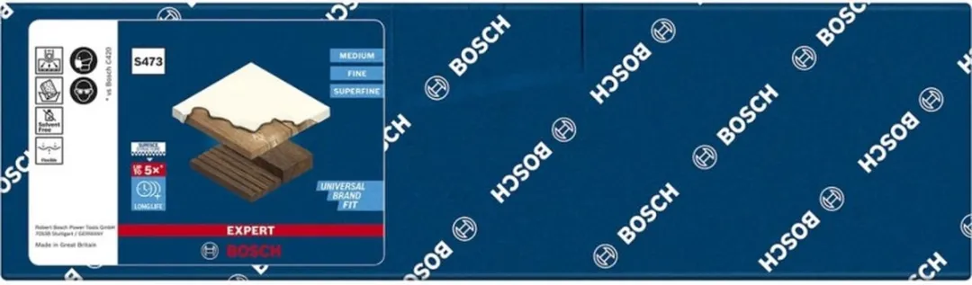 Bosch Professional Expert Flex S473 Schuimschuurpad 98x120x13mm - 50 Stuks