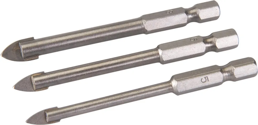 Silverline Tegel- en Glassnijder Set 3-delig - 5/6/8mm