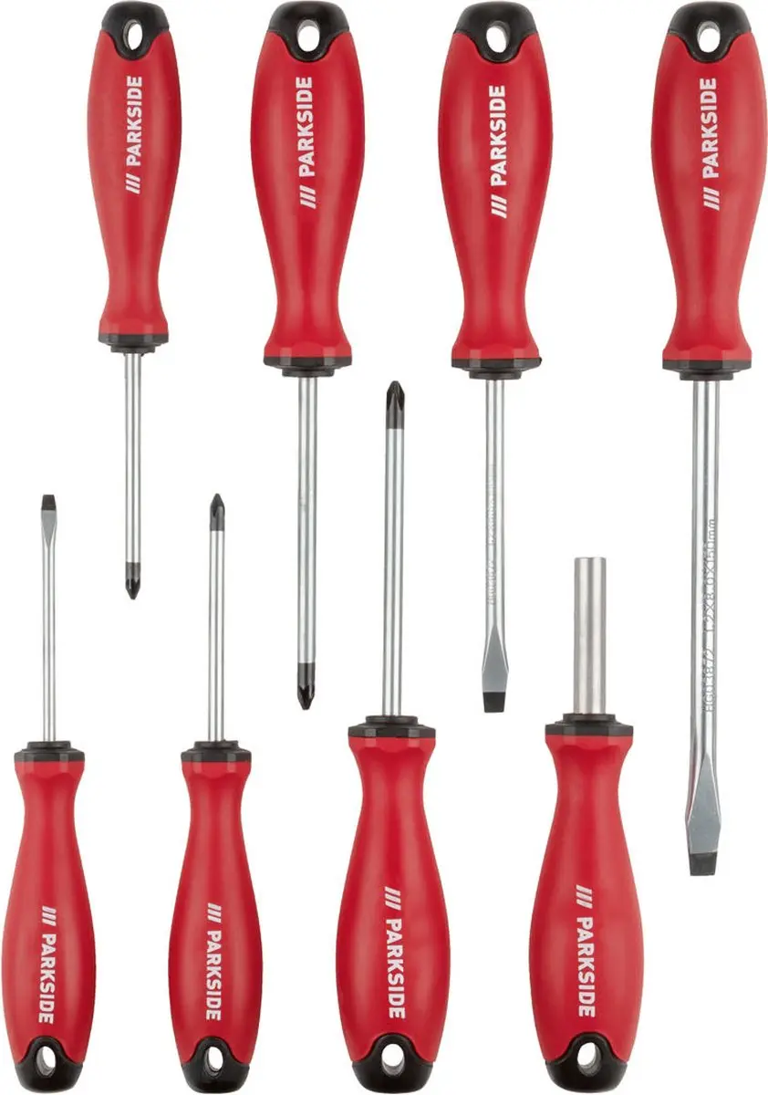PARKSIDE Schroevendraaierset 32-delig - Zwart/Rood - afbeelding 5 van 6