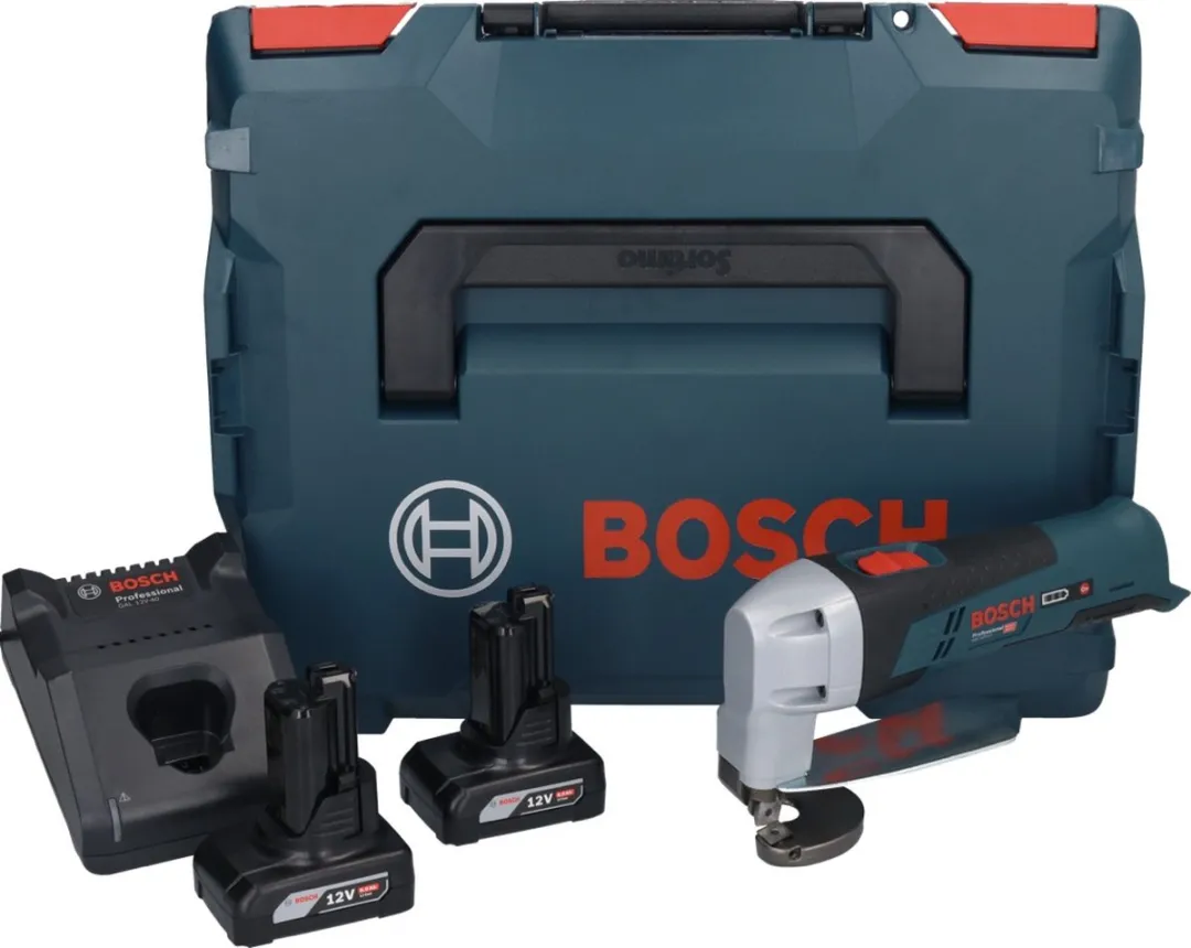 Bosch Professional GSC 12V-13 Accusnijder - 2x 6.0Ah Accu