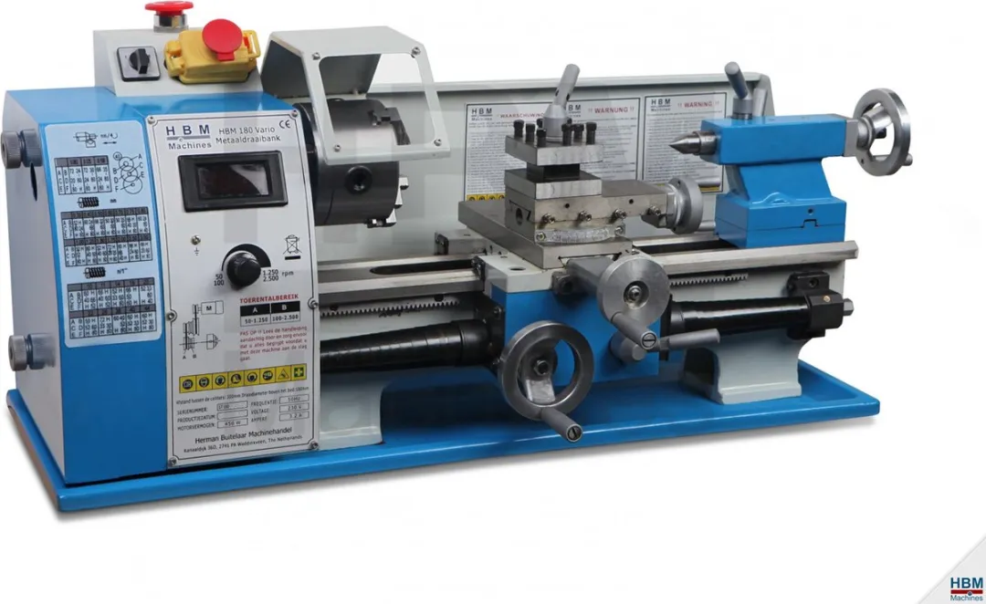 HBM 180 Vario Metaaldraaibank