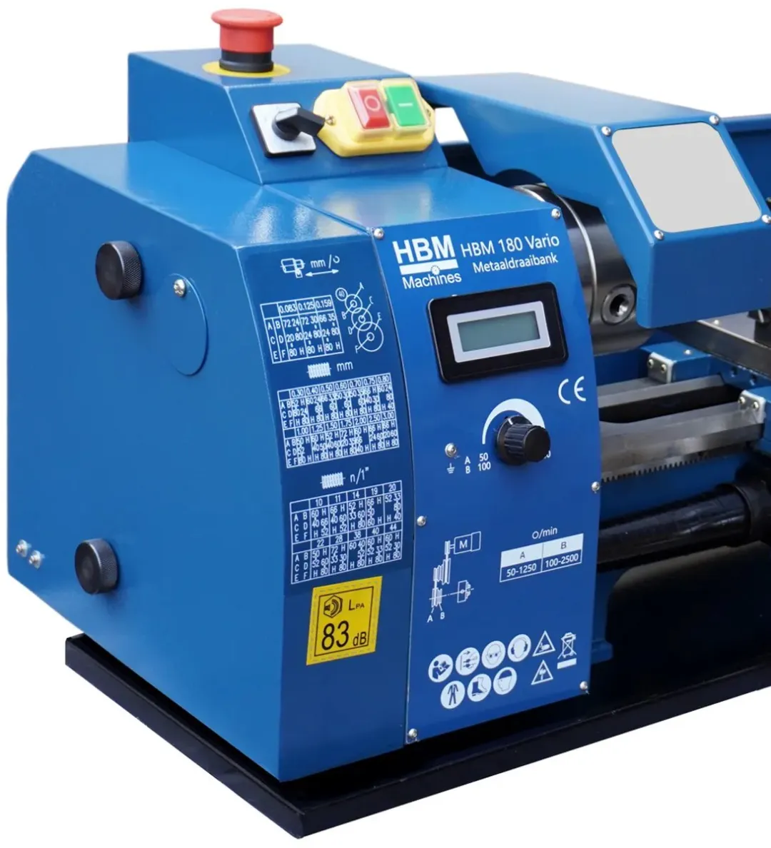 HBM 180 Vario Metaaldraaibank