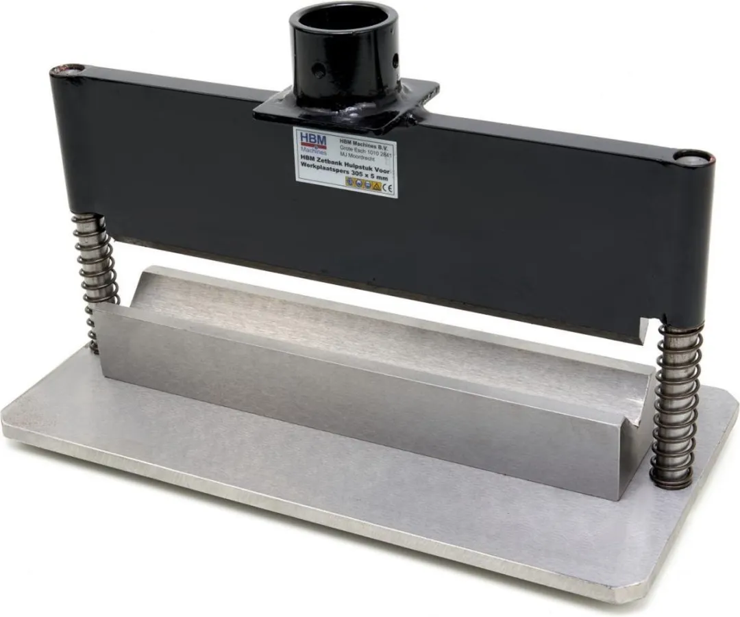 HBM Zetbank Hulpstuk Werkplaatspers 305 x 5 mm
