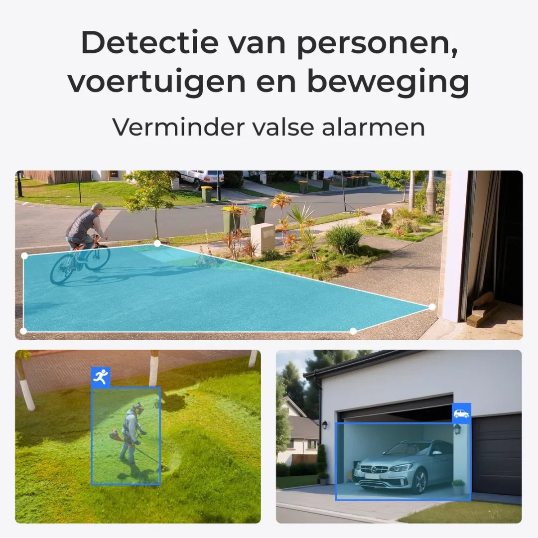 Reolink Argus PT Beveiligingscamera - 2K Zwart - Zonnepaneel