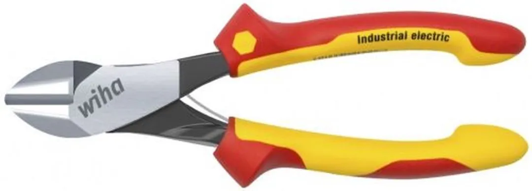Wiha 41280 Krachtzijkniptang Industrial Electric - Geel/Rood/Zilver