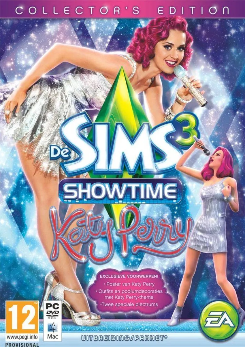 EA The Sims 3 Showtime Katy Perry Collector's Edition