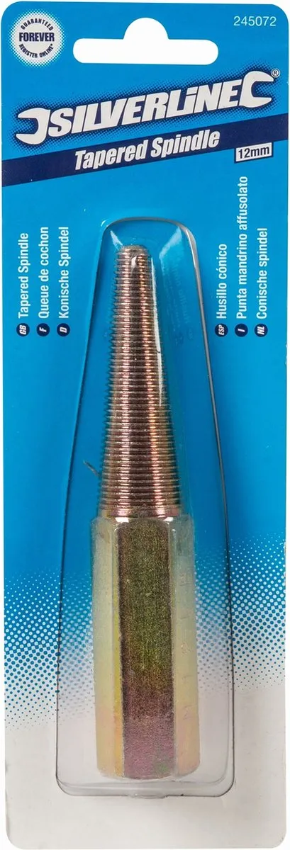 Silverline 245072 Konische spindel met linkshandige draad - 12mm - 1/2''
