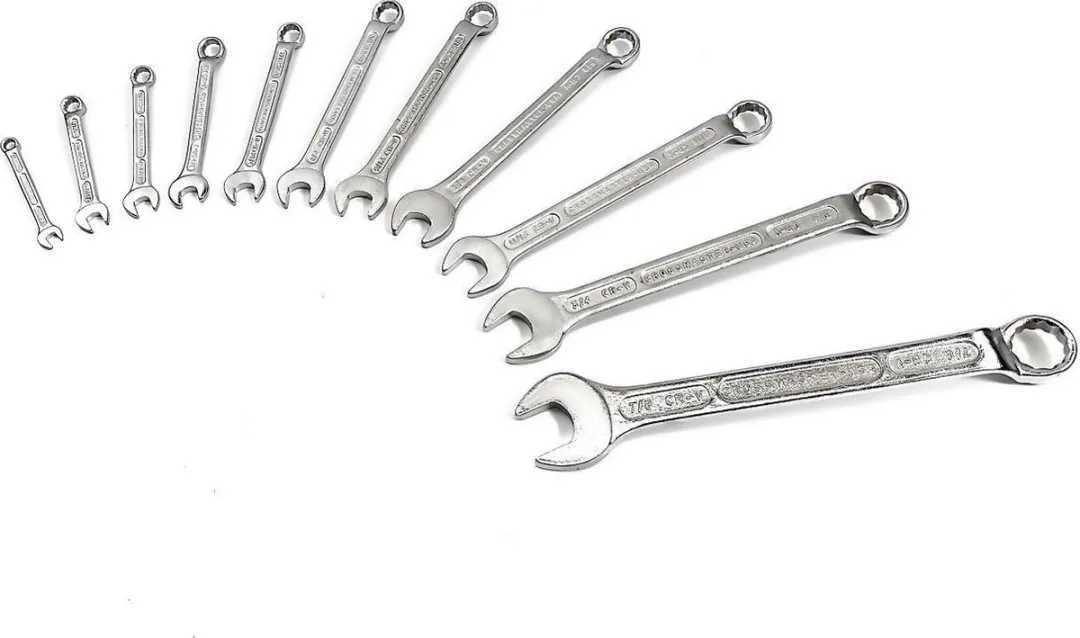 HBM Machines Metrische Diepe Steek Ringsleutelset 8-22mm - 11 Stuks