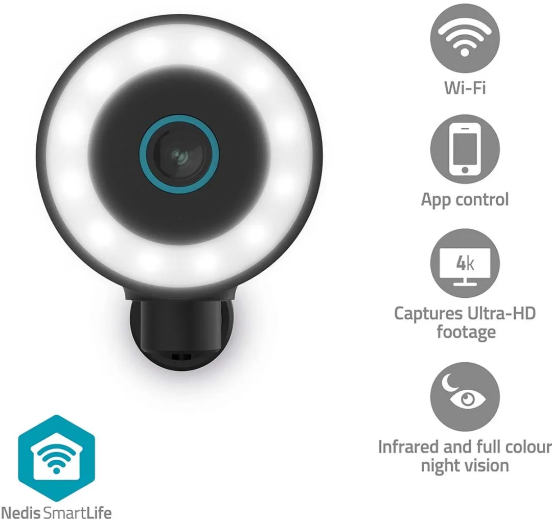 Nedis SmartLife WIFICO41CBK Beveiligingscamera
