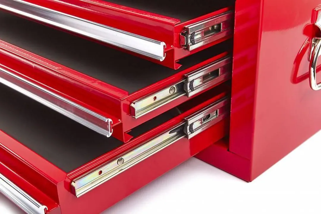 HBM Machines Gereedschapskist 3 Lades - Rood/Zwart