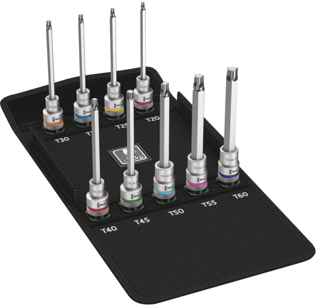 Wera 8767 HMC HF 3 Zyklop Bit-doppen-set TORX - 9-delig