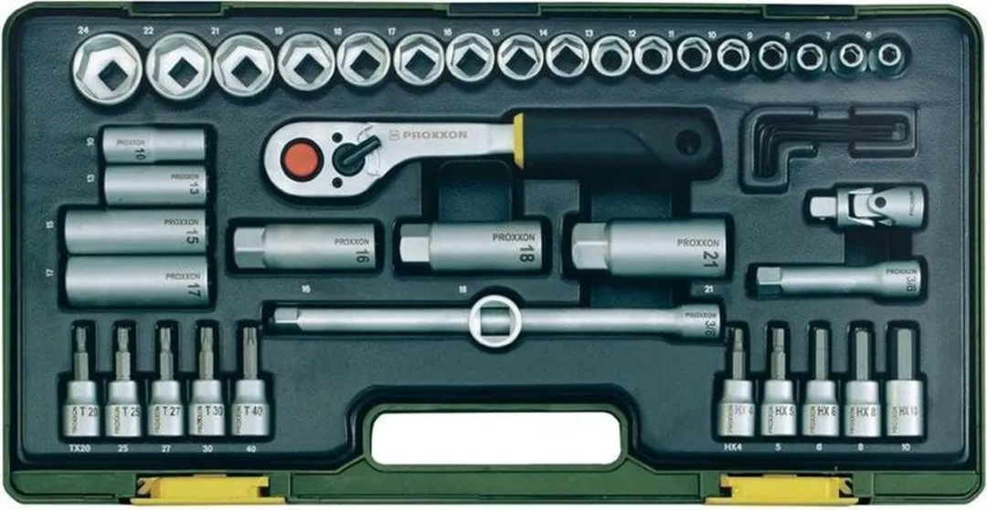 Proxxon Industrial 23282 Dopsleutelset 47-delig - 10mm