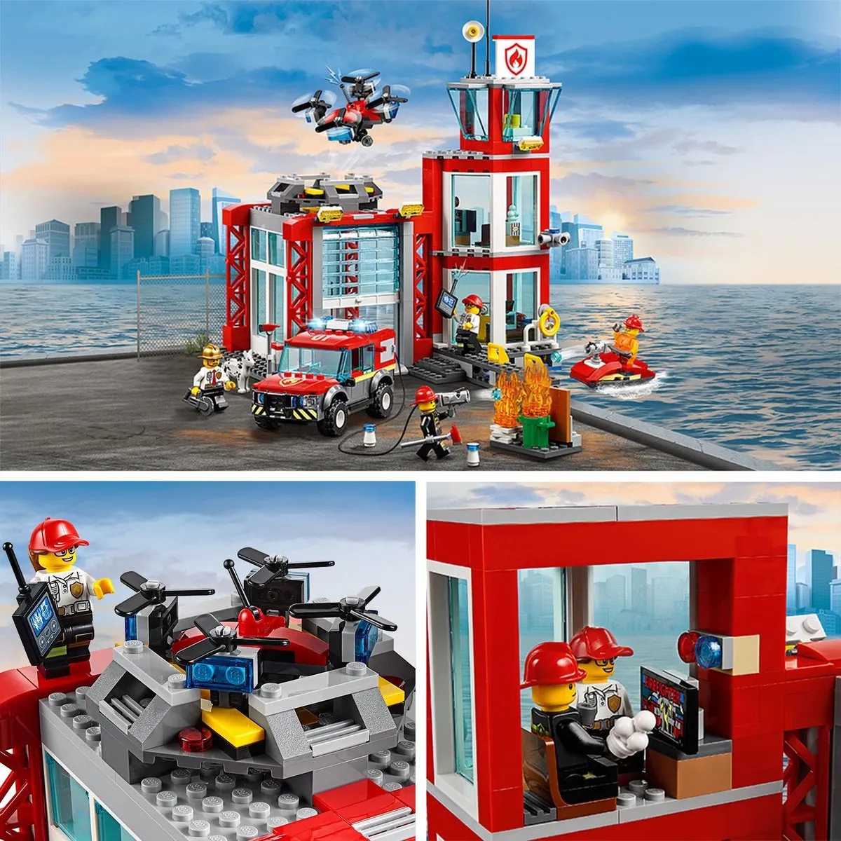 LEGO City Brandweerkazerne 60215 - 509 Stukken