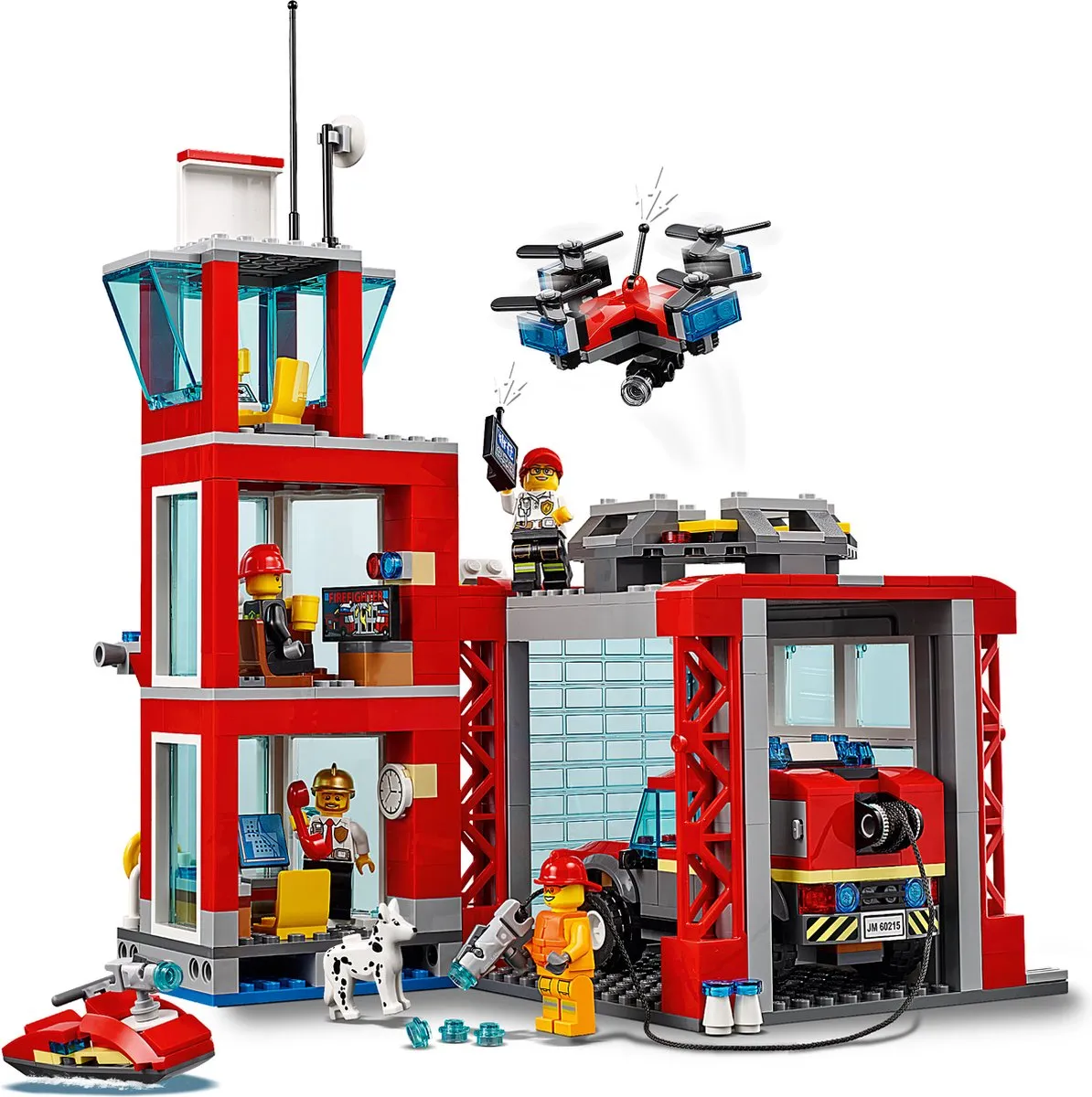 LEGO City Brandweerkazerne 60215 - 509 Stukken