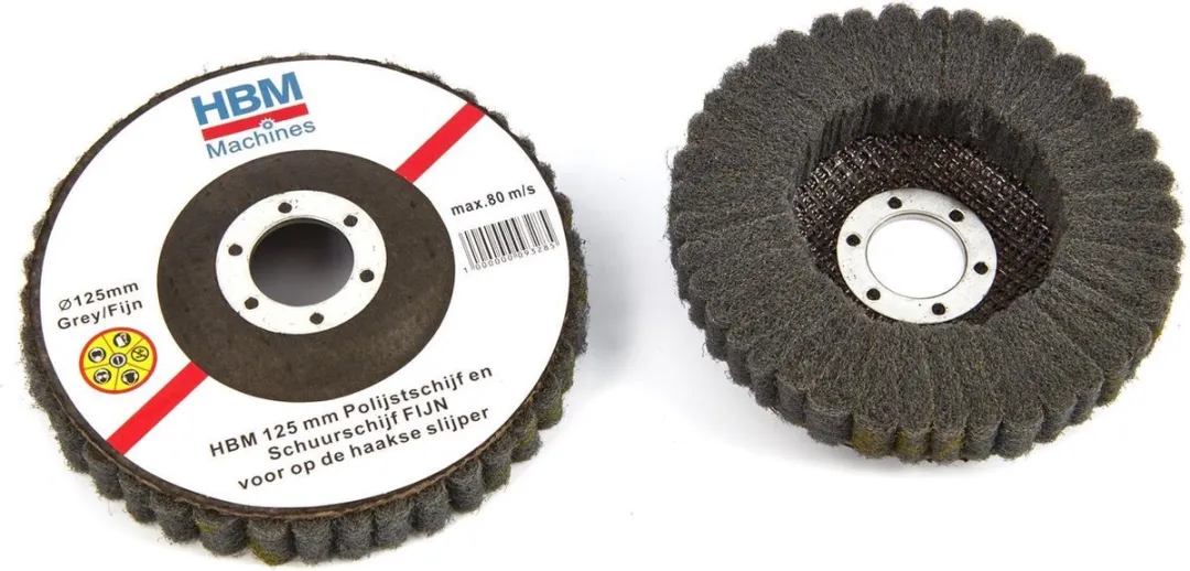 HBM 115mm Polijstschijf & Schuurschijf Fijn