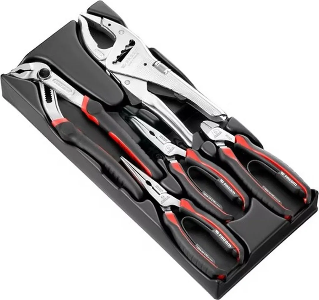 FACOM MOD.CPEA5 Module Tangenset - 5 Stuks - Zilver/Rood/Zwart
