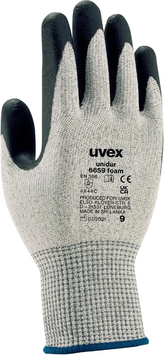 Uvex Unidur 6659 Nitril Werkhandschoen