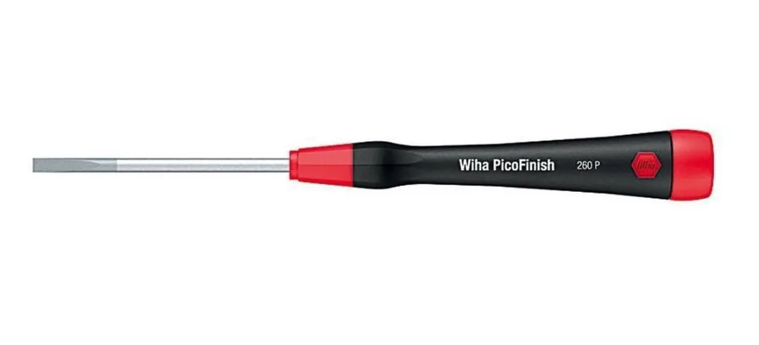 Wiha Picofinish 260P 260P010040 Platte Schroevendraaier 1mm - 40mm - Meerkleurig