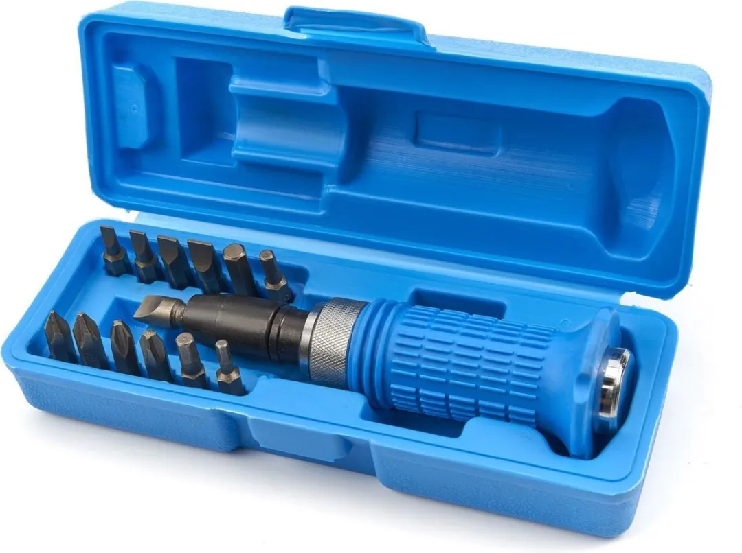 HBM 14-delige Slagschroevendraaier Set 9834 - PH/SL bits