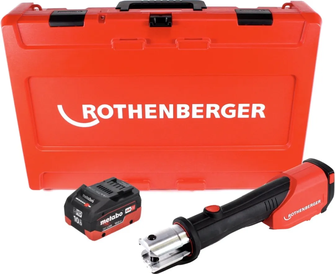 Rothenberger ROMAX 4000 CAS Accu-persmachine 18V 3kN - inclusief 10Ah accu