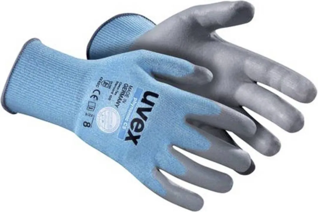 Uvex Phynomic 6008106 Snijbeschermingshandschoen - Maat 6 - Blauw/Grijs