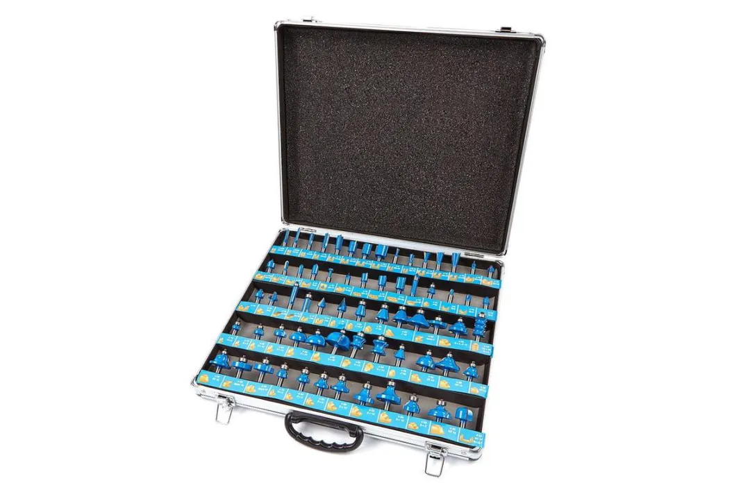 HBM 66-delige Houtfrezenset 8mm Opname