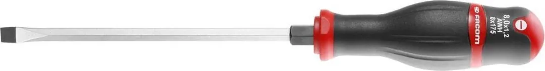 FACOM PROTWIST ATWH8X175 Schroevendraaier - SL 8x175mm - Rood/Zwart