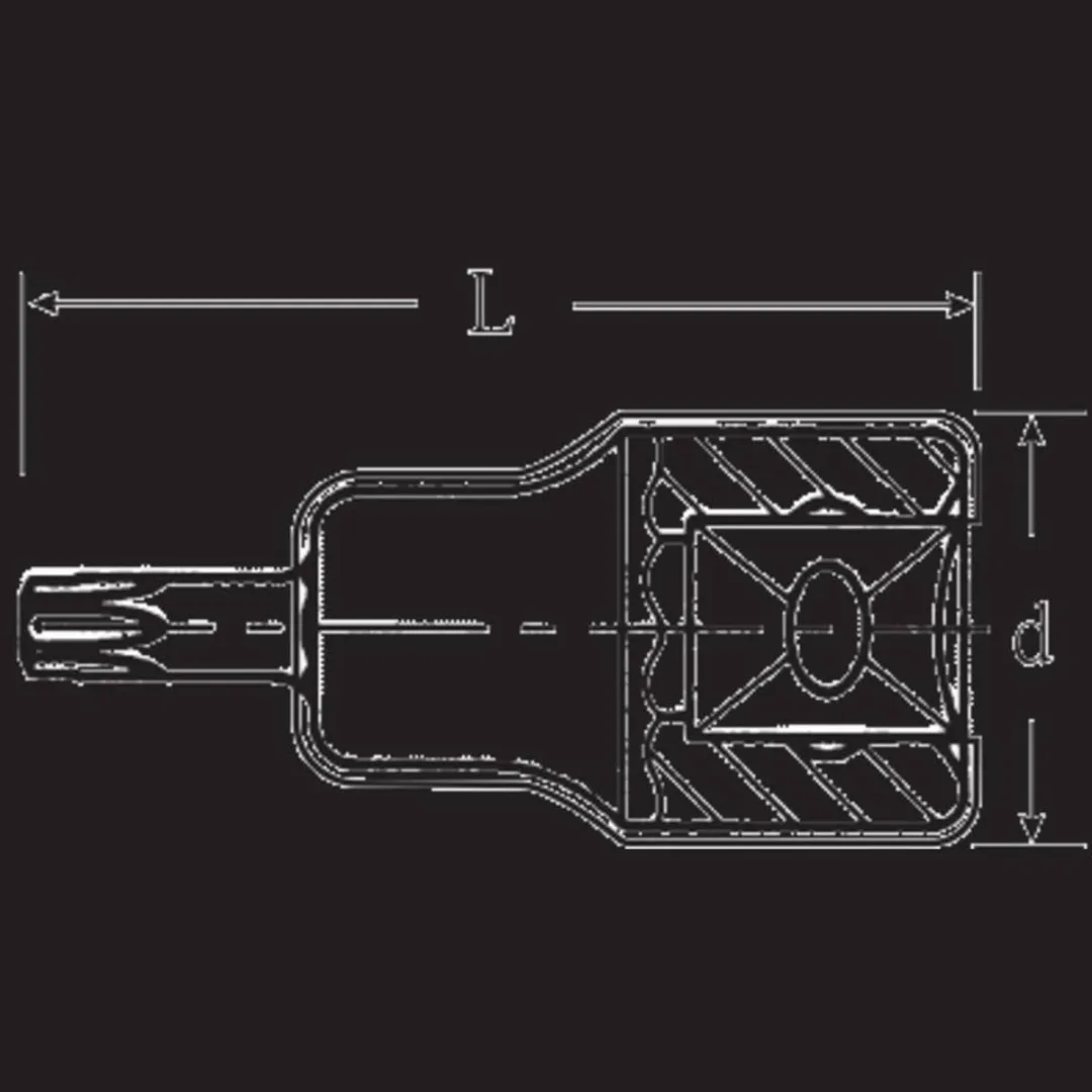 Stahlwille 12174 VDE T30 Schroevendraaierdop 3/8" (10mm)