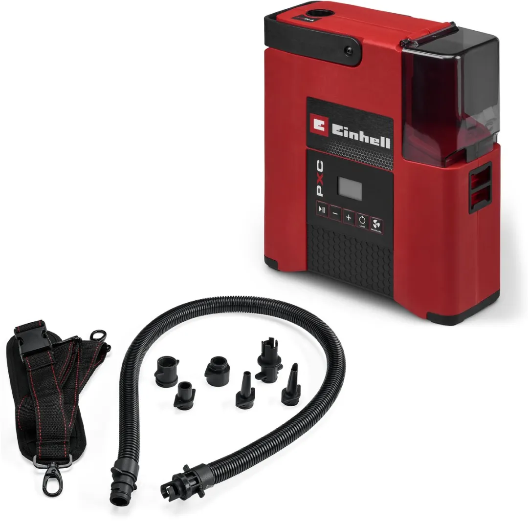 Einhell Accu Luchtpomp SUPPERO 18/380 Li Solo 18V - 100 l/min