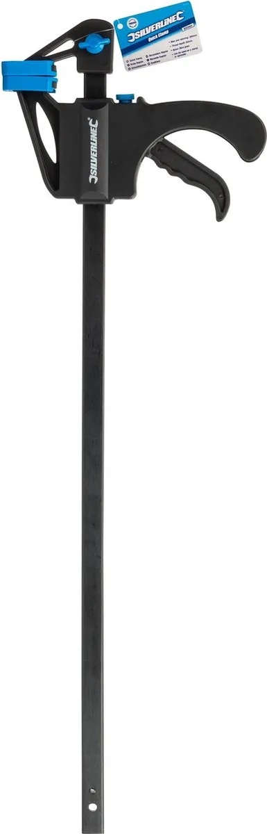 Silverline Snelspan Lijmklem VC100 - 150mm - Multi