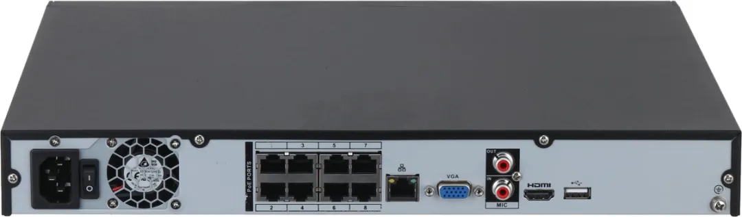 Dahua NVR4208-8P-4KS3 Netwerk Video Recorder - 8 Kanalen PoE - 4K