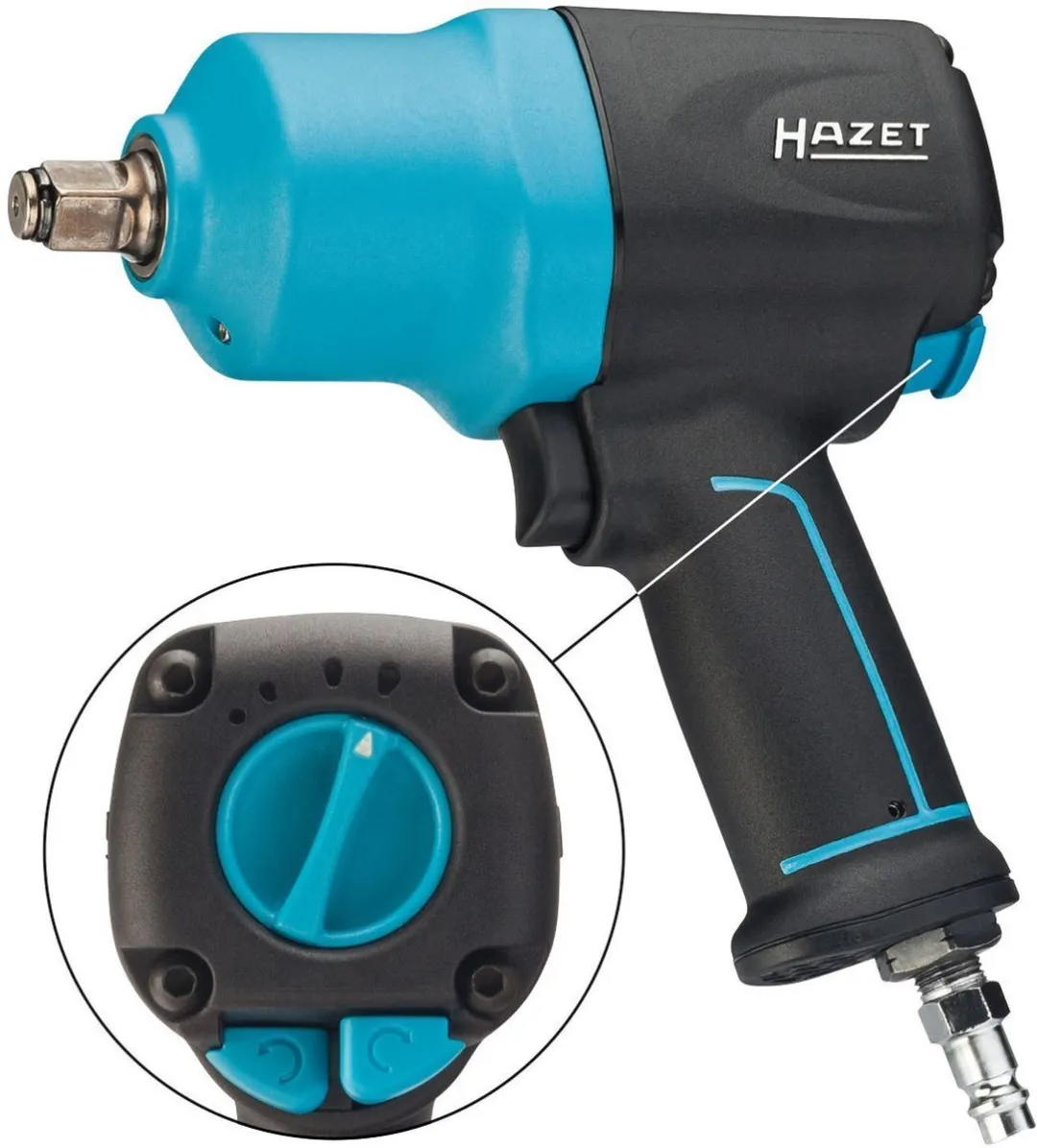 Hazet Pneumatische 1/2 Slagmoersleutel 9012EL-SPC 1700Nm